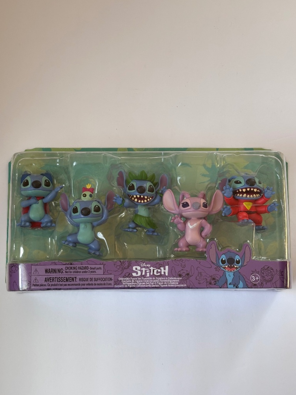 Disney Stitch Collectible 5-Piece Figure Set - New